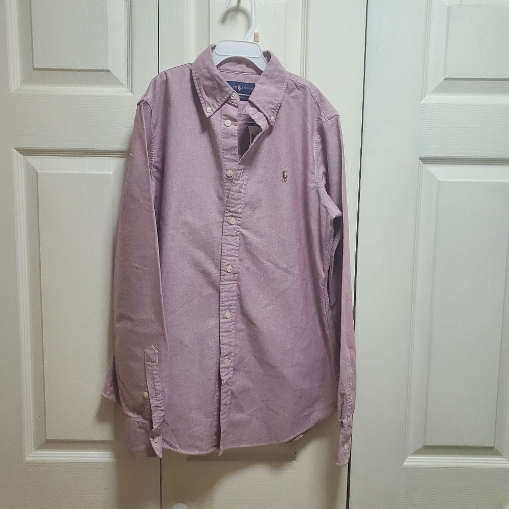 Burgundy Ralph Lauren Polo Shirt Size S